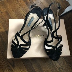 Prada sexy sandals, size 8.5 ( 39 )